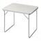 Portable Folding Camping Table – Lightweight 31" White Outdoor Picnic Table, Waterproof MDF & Aluminum Alloy, Compact for Beach, Tailgating, Patio & Indoor Use